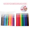 12pcs Washable Watercolor Paint Pens Marker Set Airbrush Color Pen Refills for Electric Spray Pen Marker Sprayer Art