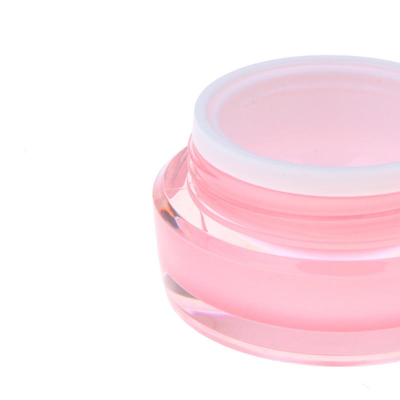 1Pcs Acrylic White Pink Purple Eyeshadow Box 5G-30G Eye Cream Jar Empty Face Cream Bottle Thickened Cream Box Cosmetic Container