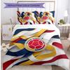 Colombia Football Printed Bedding 3 Piece Set Cozy Breathable Bed Cover Set As Housewarming Holiday Gift