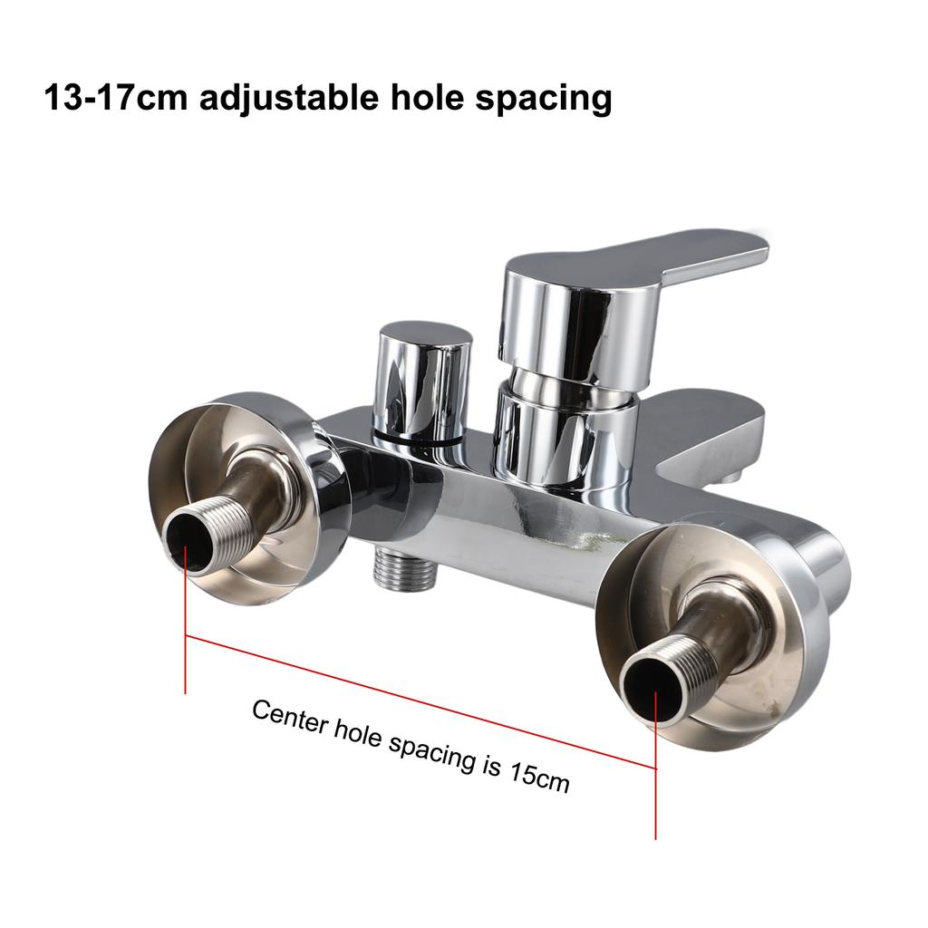 Bathtub Tape Shower Faucet Mixer Faucet Curved Support Decorative Covers Easy Installation Handheld Shower Tap