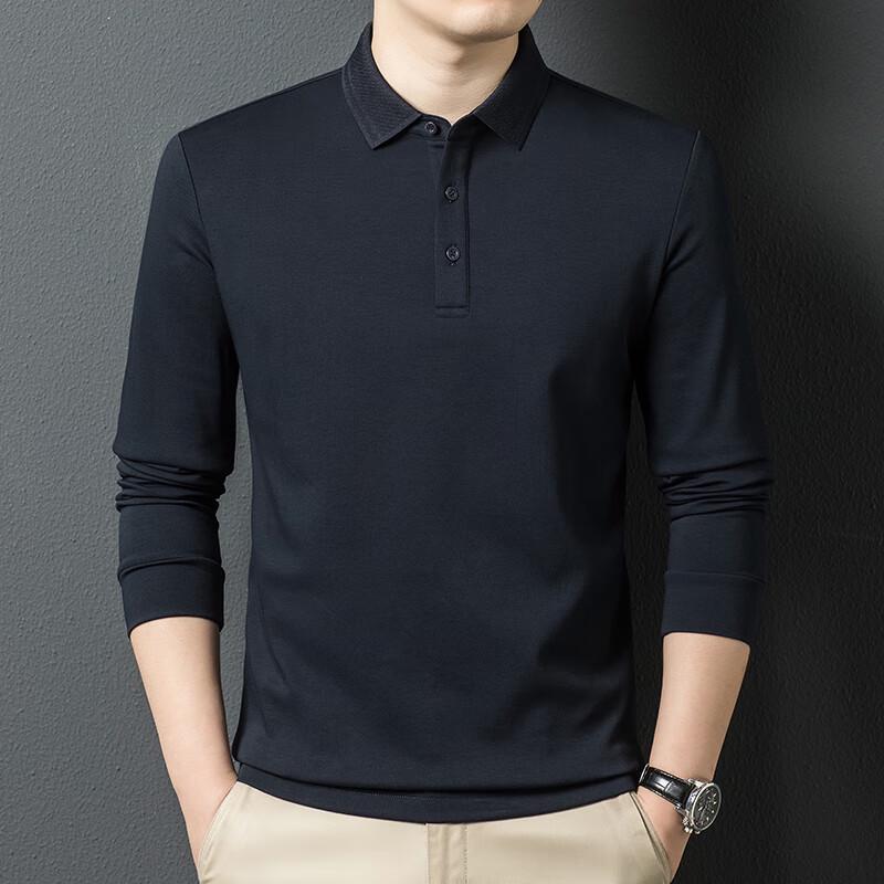 Yiliteng Men's Long Sleeve Polo T-Shirt