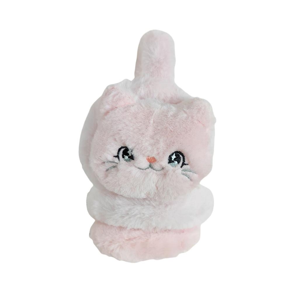 Cute Cat Plush Ear Protectors for Children, Winter Cold Protection Ear Protectors for Boys and Girls