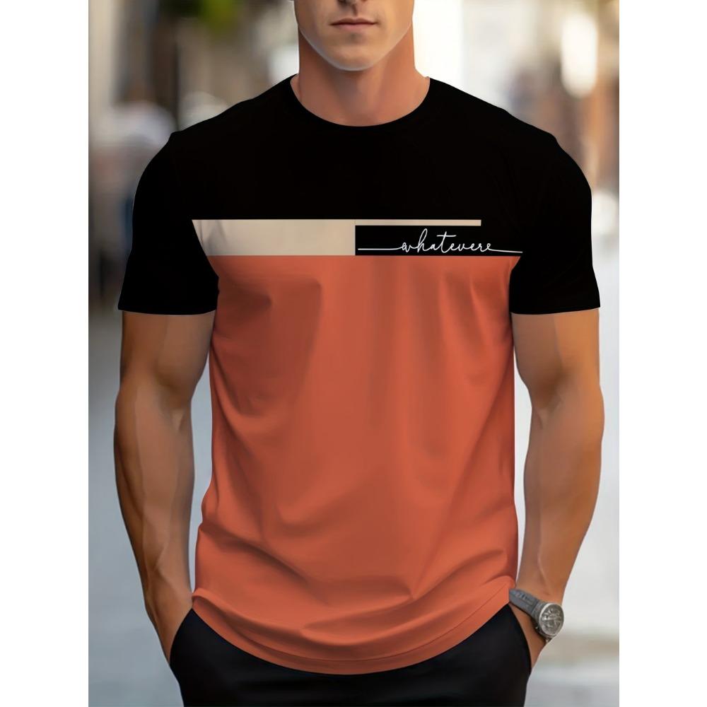 2026 Summer New Style Men's T-shirt Street Casual Fashion Comfortable Soft