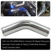Universal 45 Degree 57-80mm 2.25"-3.15 inch Aluminum Intercooler Intake Pipe Piping Tube hose