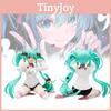 Hatsune Miku Figure Model Toy Cute Cat Ears Sitting Table Decoration Doll Figure