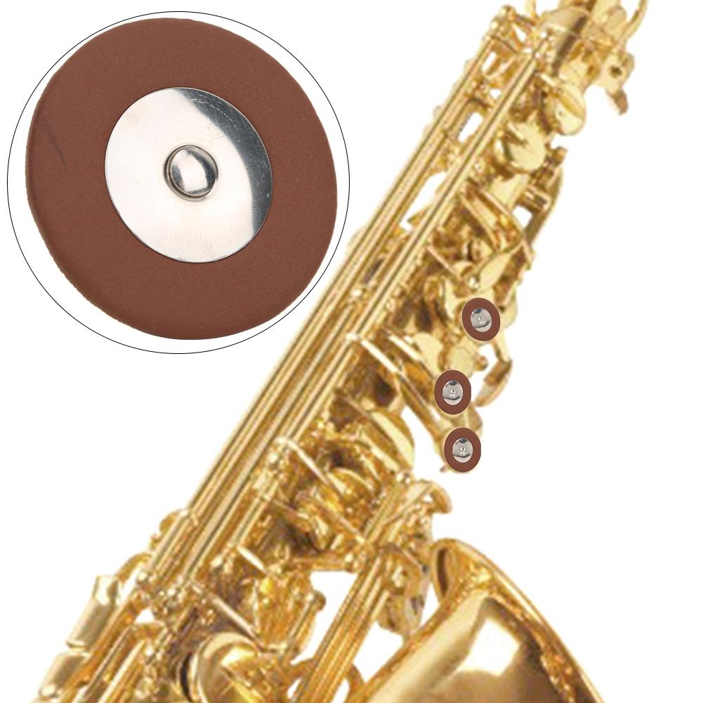 Set de 28 buc. Tampoane din Piele pentru Saxofon de Mărimi Multiple pentru Saxofon Soprano