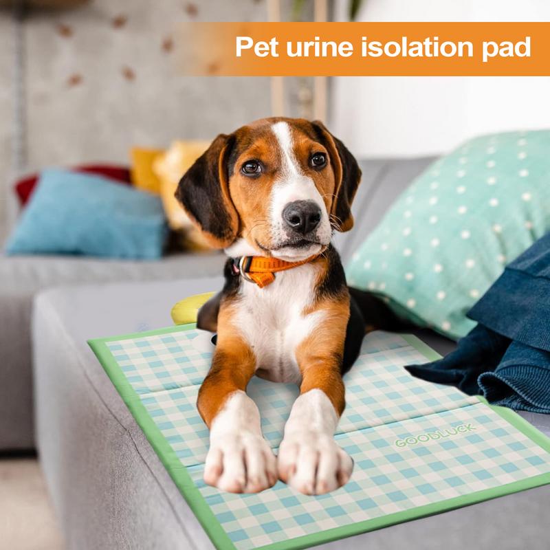 

Dog Cooling Mat Pet Cooling Mats for Dogs 23.6x17.7inch Easy Washable Portable Blanket Bed Accessories for Cat Kittens Furry зелений