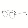 1 Pair of New Retro Metal Circular Eyeglass Frames for Men and Women's Fashion Glasses Day and Night Dual-use
