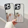 Halloween Headgear Kitten Suitable for Apple 17ProMax Mirror Mobile Phone Case 16pro Apple 15/14 Anti-drop 13