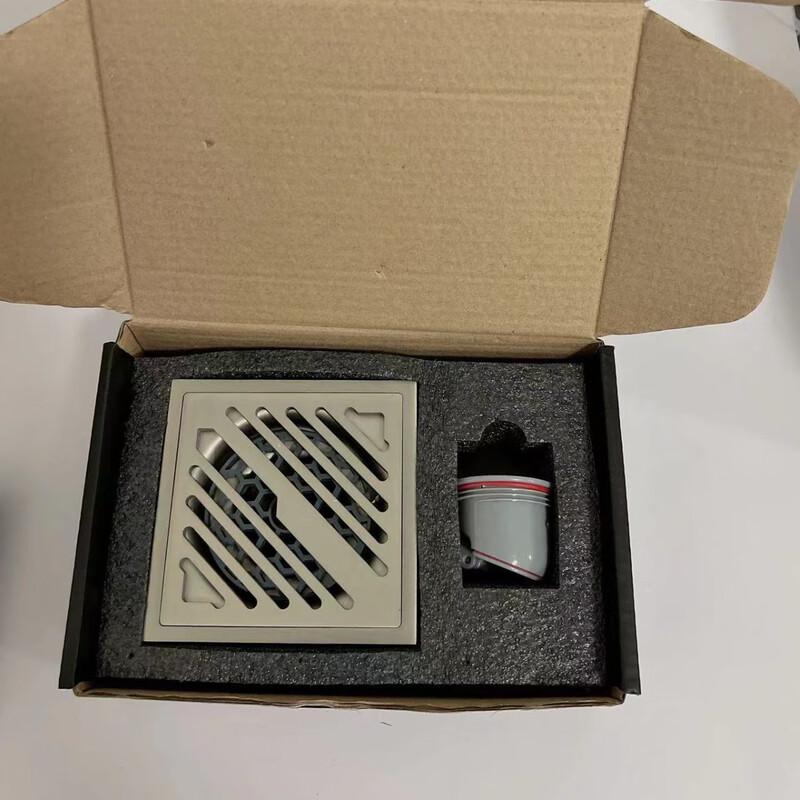 MDNG Brushed Nickel Shower Floor Drain