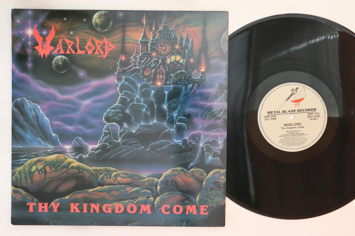 

LP Record WARLORD Thy Kingdom Come MBR1072 METAL BLADE 1986 US Metal Used