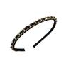 Leather Solid Color Knotted Hairband Knitting Hair Hoop Bow Headband Women Girls Retro Makeup Hair Accessories