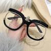 New Fashion Half Frame Round Reading Glasses Women Luxury Brand Designer Rainbow Eyeglasses Popular Colorful Blue Light Glasses