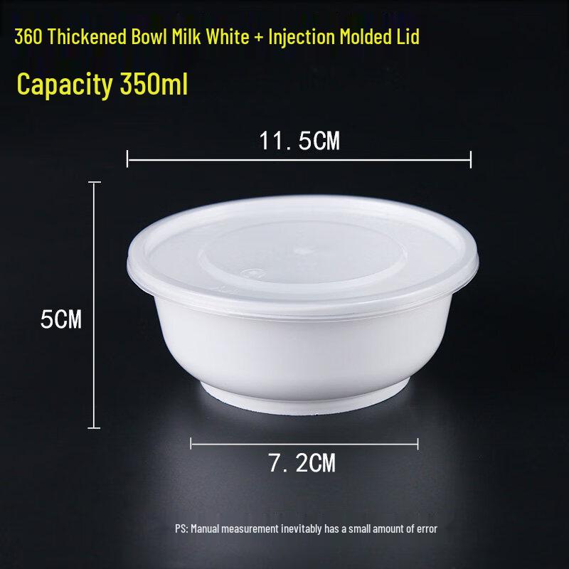Disposable Microwaveable Plastic Soup Bowls