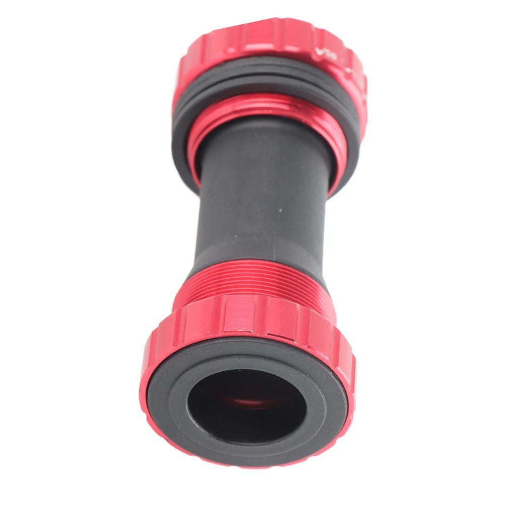 1.37x24T BB Bottom Bracket Road Bicycles Bottom Bracket Aluminum Alloy Mountain Bikes Bottom Bracket 68-73mm Steel Bearings