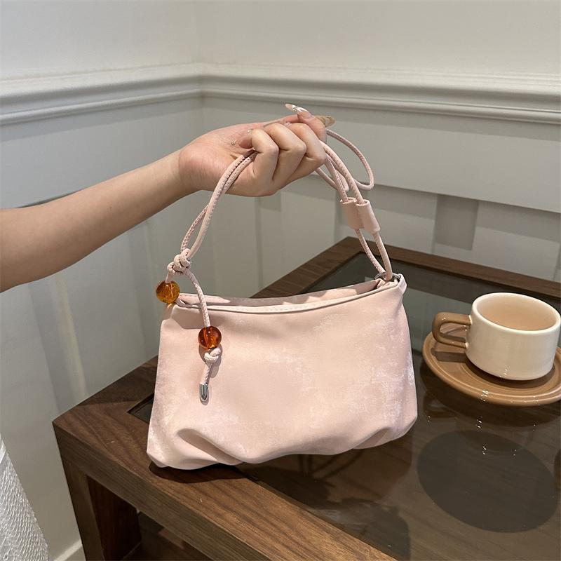 Women'S Bag Fashion Small Square Bag Texture Pu Shoulder Bag New Chinese Style Underarm Bag