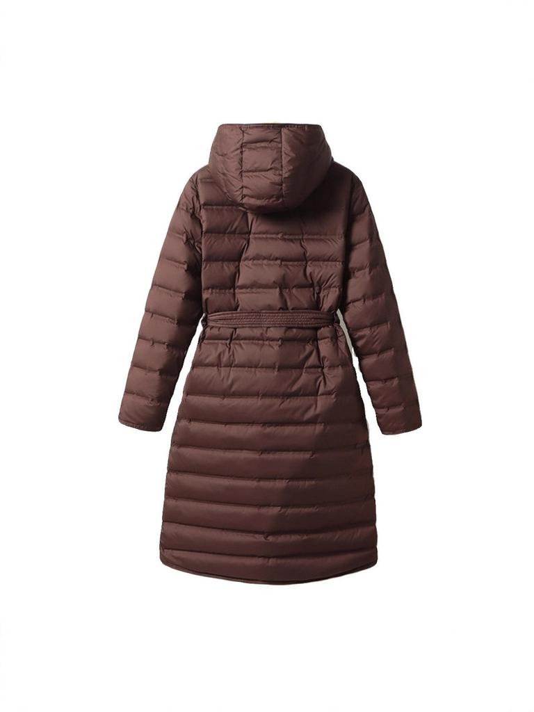 Women's Lightweight Down Jacket with Hood for Fall Winter
