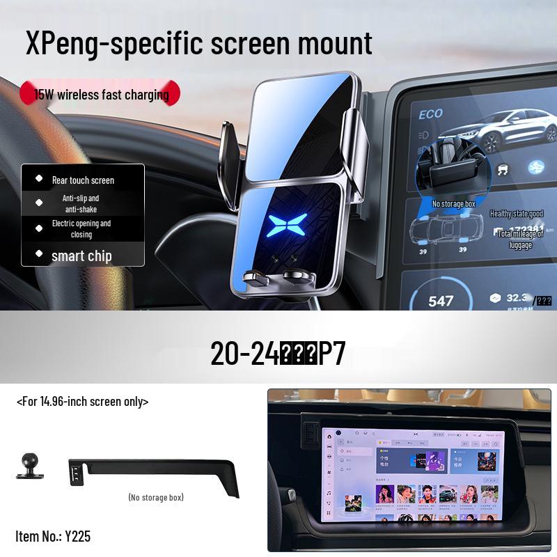 

XPeng P Series Car Phone Holder: Compatible with P7+, P5, Mona M03, G6, G9, X9, G3i. Ideal for navigation and accessory mounting.