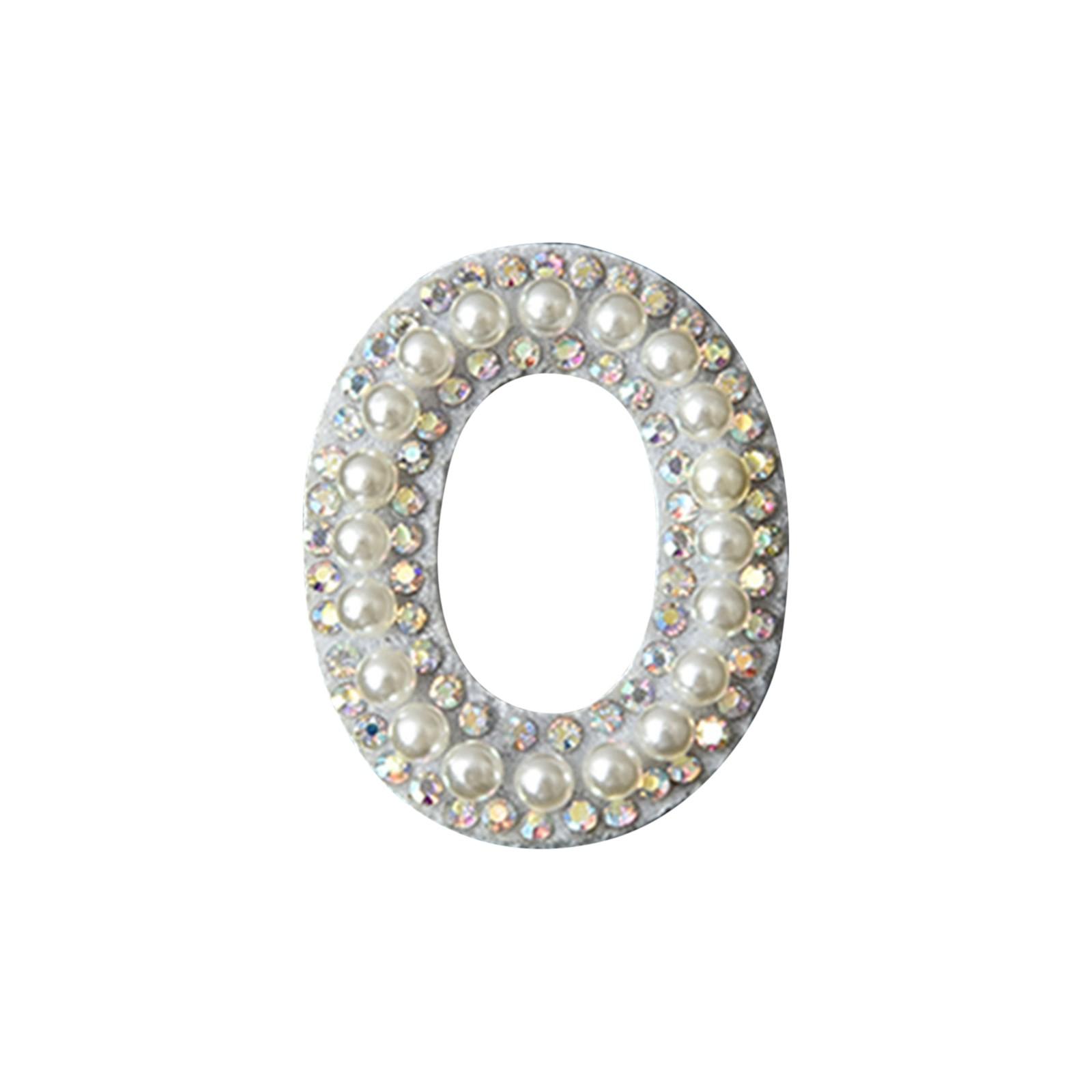 

Аксессуары для волос с жемчужными стразами и буквами «сделай сам» O белый