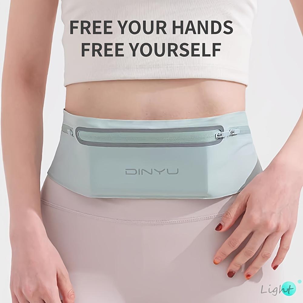 Reflective Running Waist Bag, Lightweight Phone Pouch for Women & Men, Multi-Functional Fitness Belt for Night & Morning Jogging