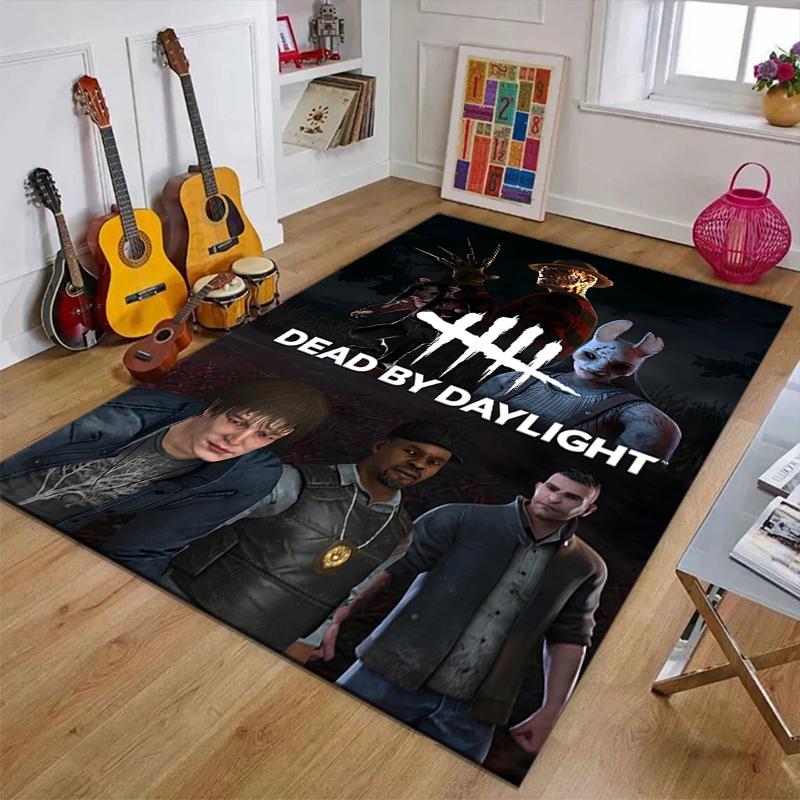 Dead by Daylight Polyester Carpet, Soft Indoor Mat for Office Chair, Living Room, Computer Desk - Decorative Home Office Rug Design
