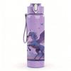 1PC Purple Pegasus Flying Fantasy Print 750ml Color Plastic Sports Water Bottle Leakproof Flip Straw Lid Suitable for Sports Office Home Use