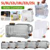 5L/8L/12L/18L/22L/25L Water Container No Leakage Water Tank Camping Water Bucket for Hiking Picnic Vehicle Outdoor Emergency