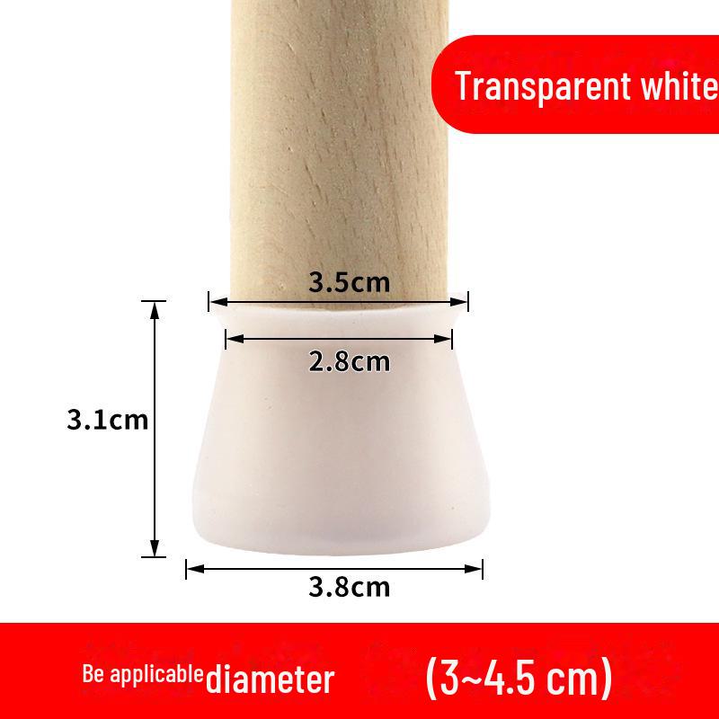 Silicone Wear-Resistant Chair & Table Leg Covers - Thickened, Anti-Fall Foot Pads