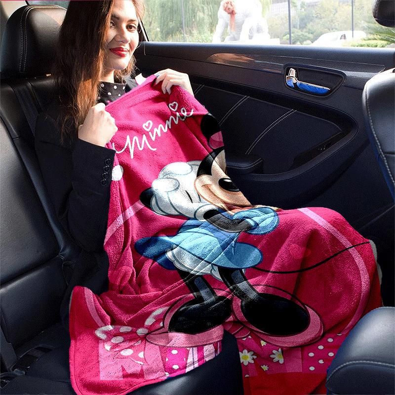 1pc Minnie Printing Blanket - Soft, All-Season Throw for Living Room, Bedroom,Personalized Gift with Adorable Cartoon Design