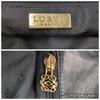 LOEWE Unborn Calf Leopard Print Fur Tote Bag Handbag Nappa Leather Black Auth