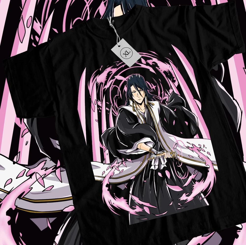 Byakuya Kuchiki Tshirt Bleach Shirt Unisexga Strip Anime Graphic Tee All Size S