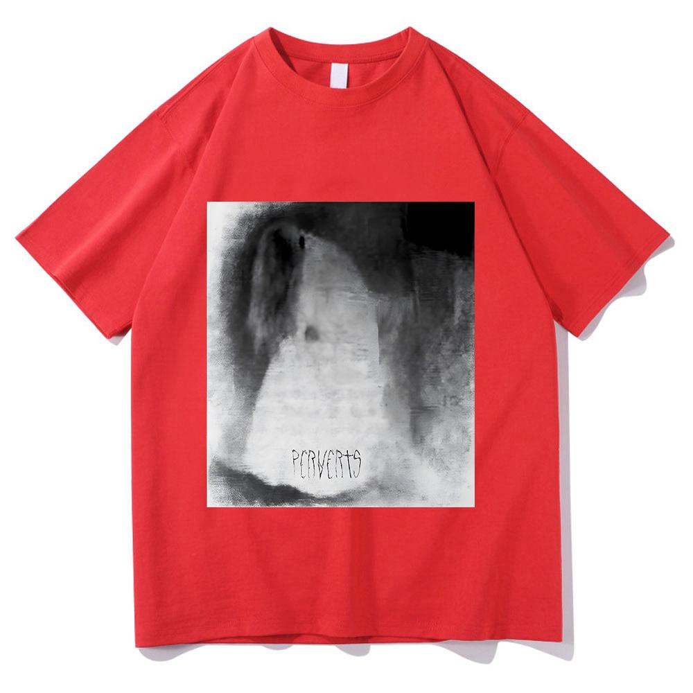 

Футболка Ethel Cain Perverts Высококачественный хлопок Мягкая одежда Ретро Альтернативная Метал Эстетика Футболки для Женщин/Мужчин Футболки Топы XXL красный