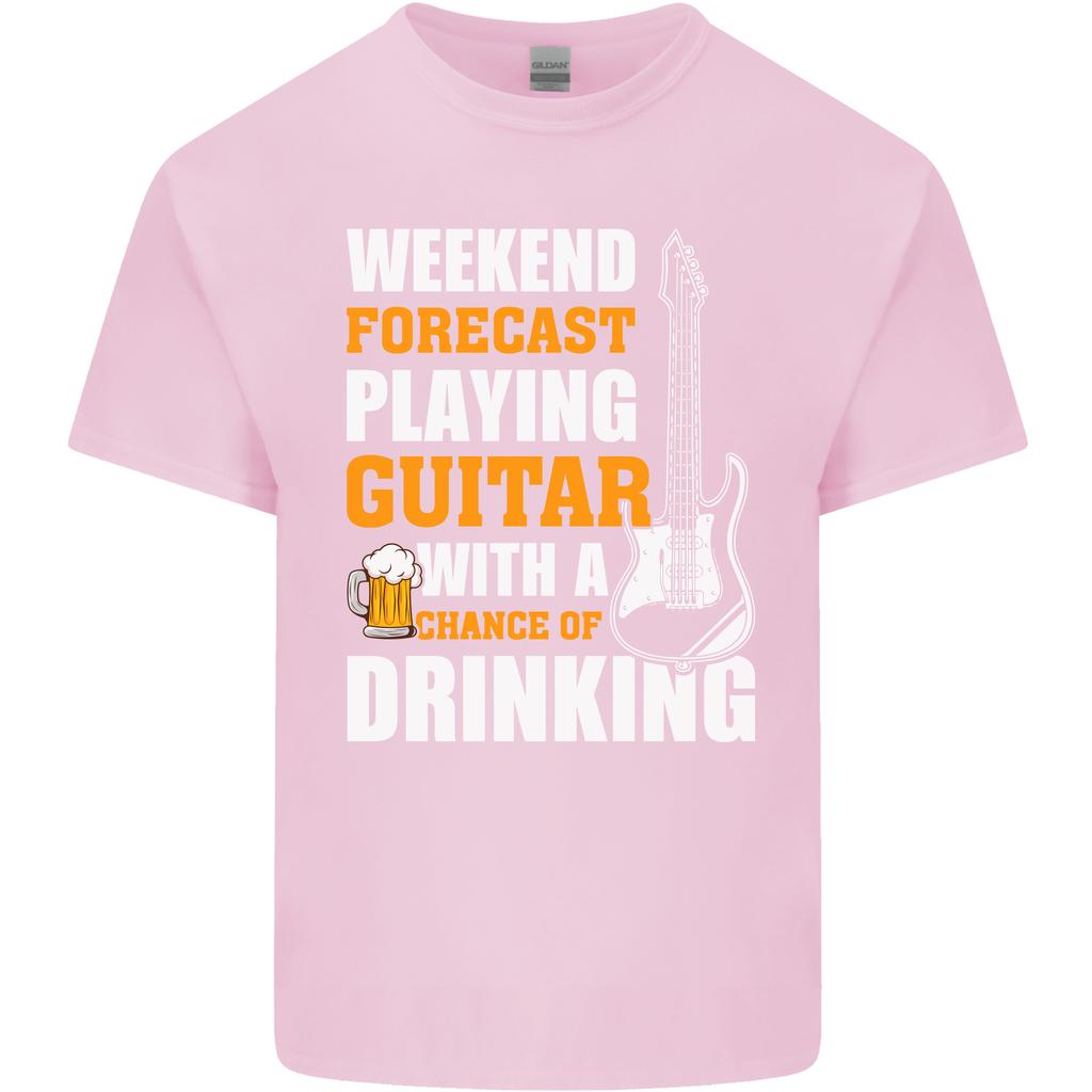 Guitar Forecast Funny Beer Alcohol Unisexs Light Cotton TShirt