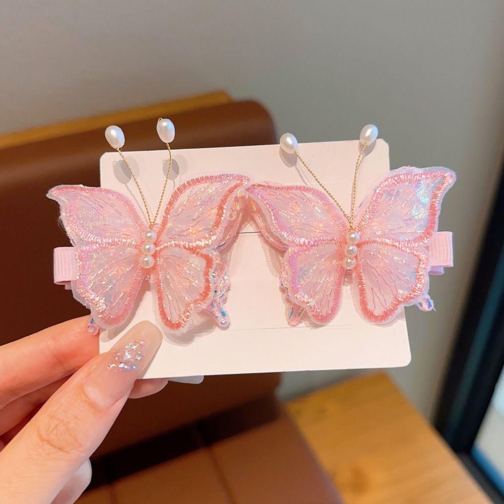 100 Stück Schmetterlings-Haarspangen – Mini-Clips In Pastellfarben, Für Mädchen, Kleinkinder, Haar-Accessoires