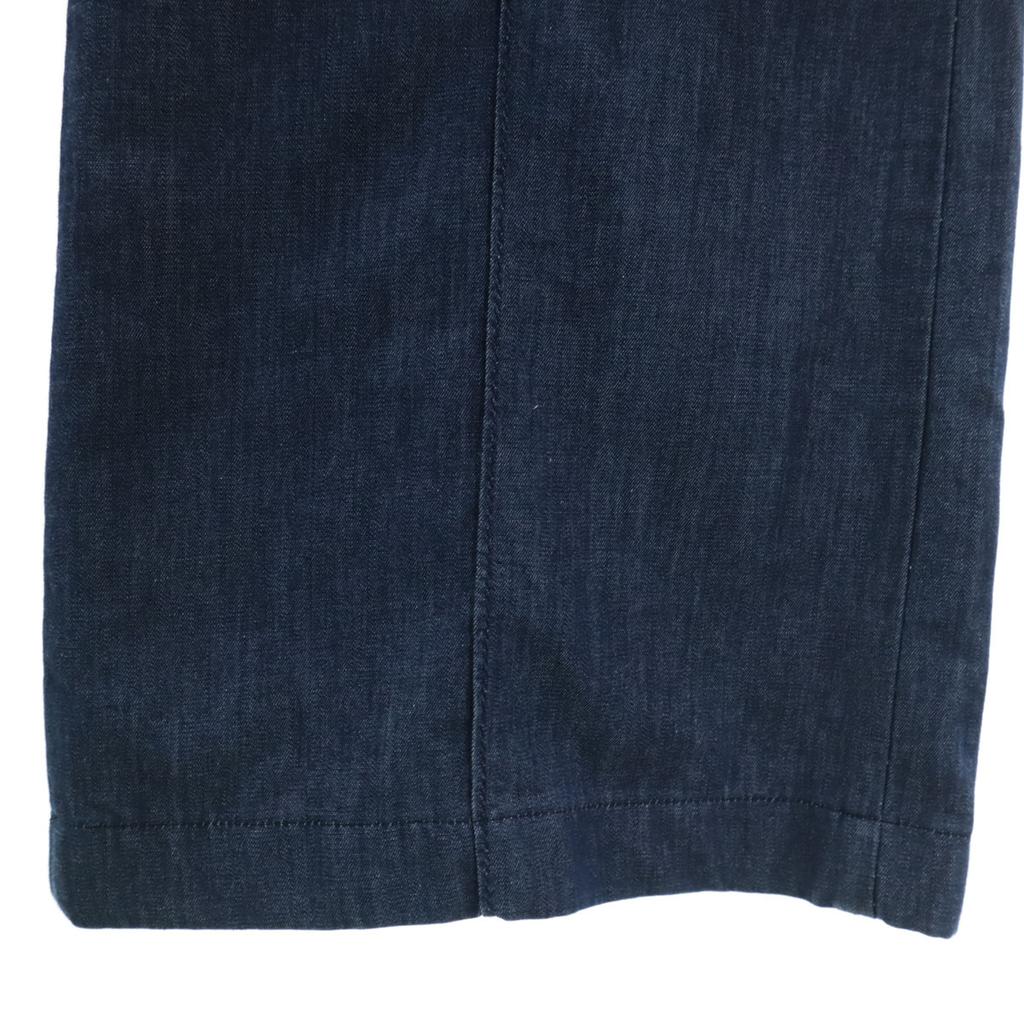 MIUMIU Made In Italy Chambray Pants W27 Navy Women Used