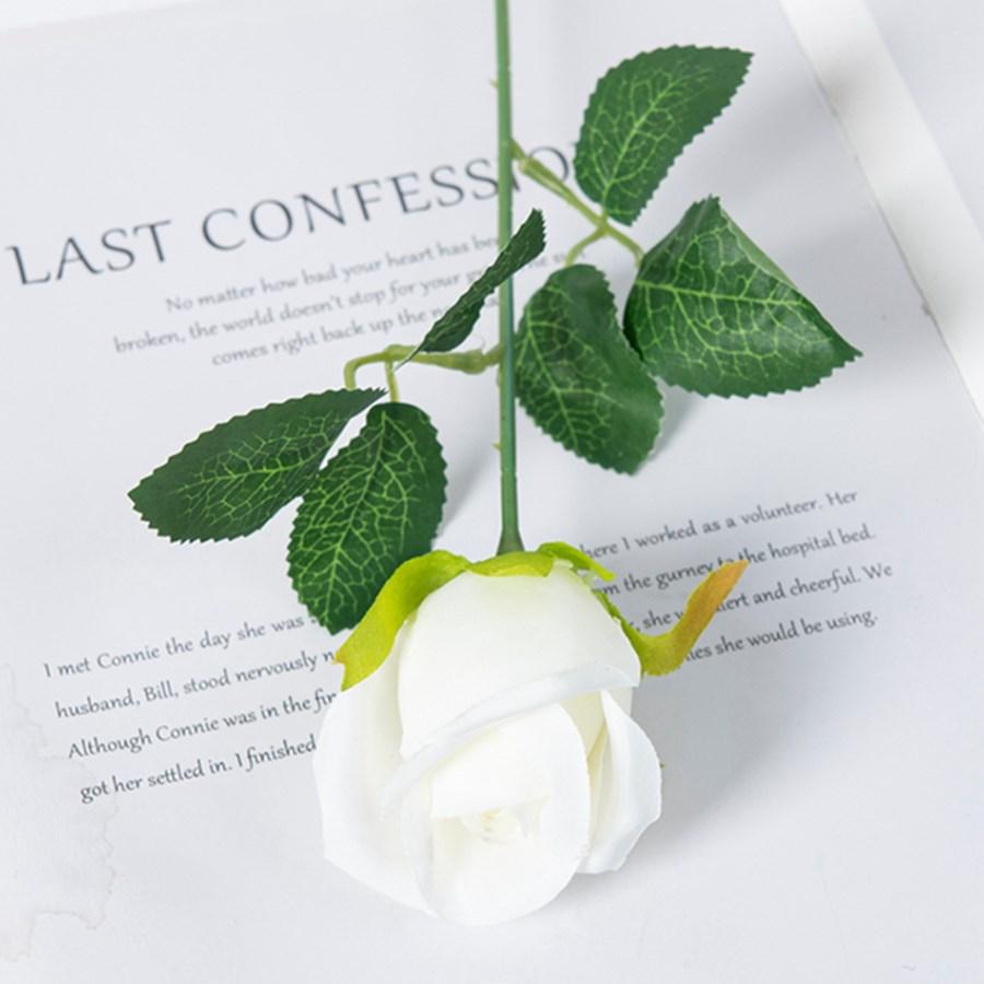 1/5 Stück Künstliche Blume Seidenrose Bouquet Hochzeitskranz Valentinstag Geschenk Zuhause Zimmer Mittelstück Gartenparty Dekorative DIY