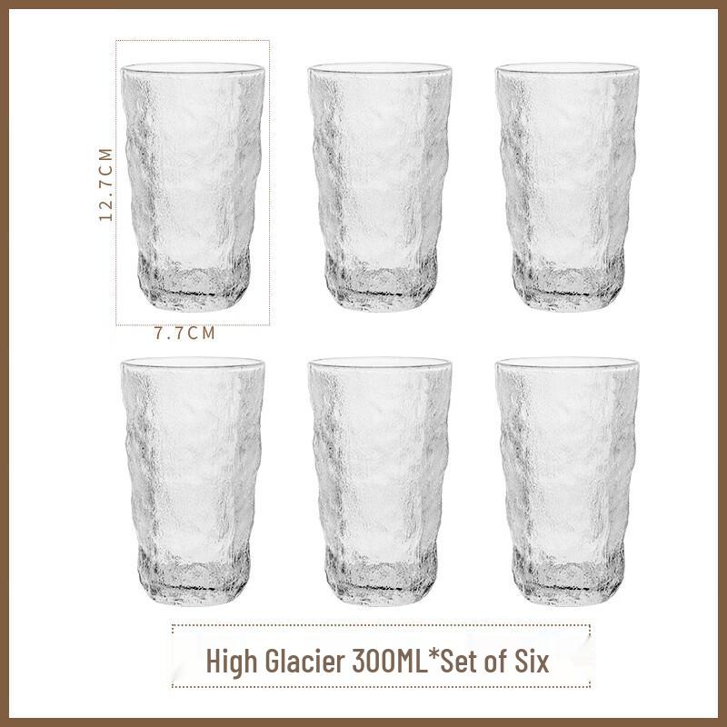 WZ Heat-Resistant Glass Teacup Set Set of 6