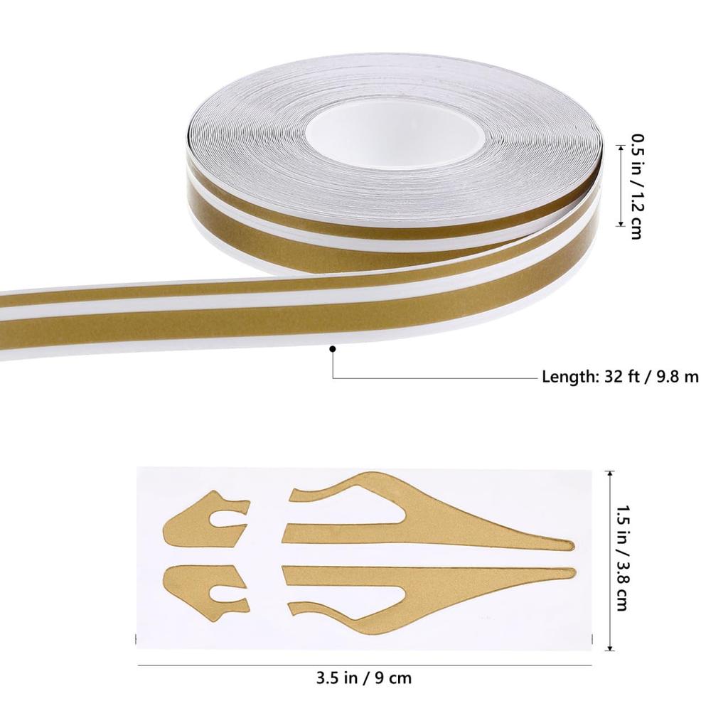 FUNOMOCYA Car Body Tack Sticker Waterproof Pinstripe Tape Car Body