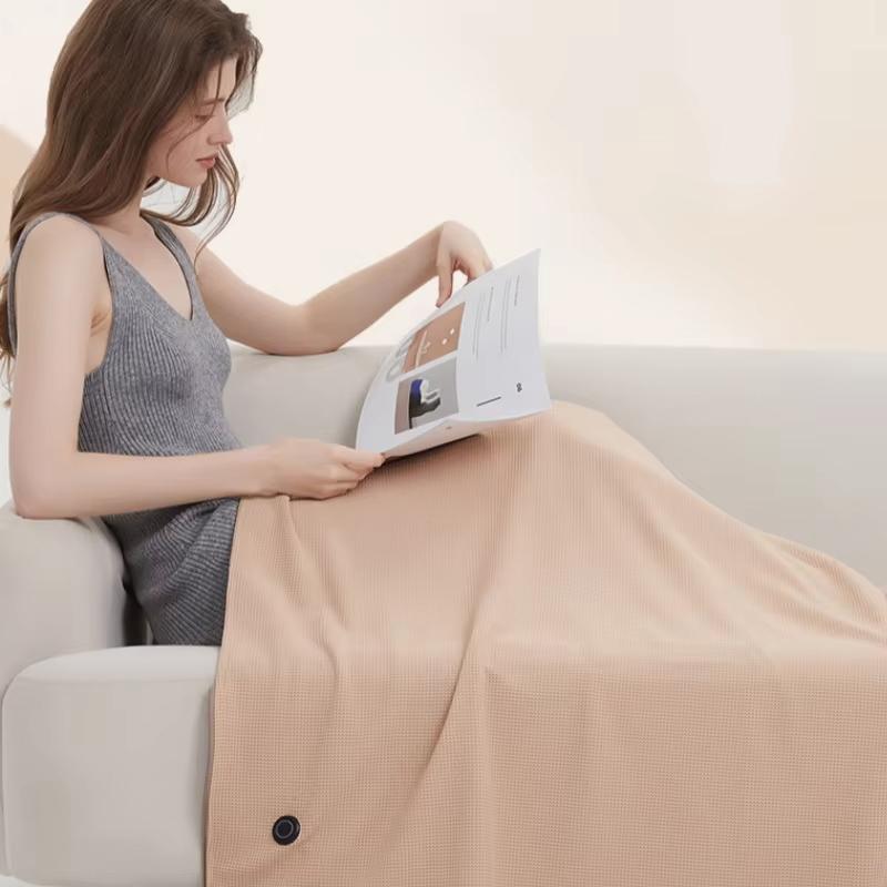 USB Electric Blanket Portable Warm Blanket Washable Shoulder Knee 2USE Fast Heating Winter Home Camping Warm Blanket 2026 New