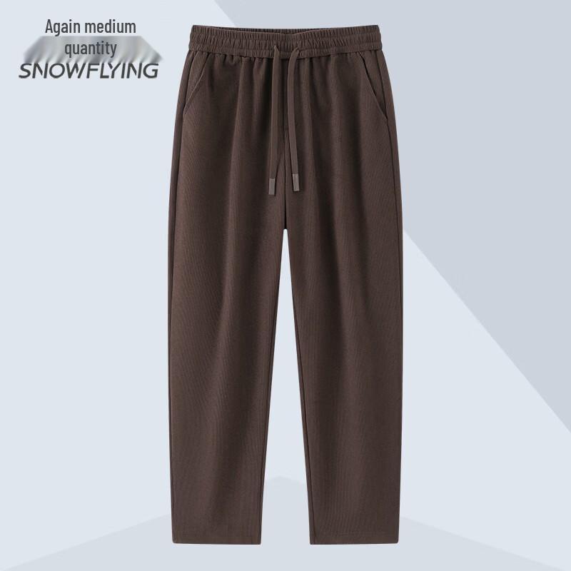 

Snow Flying Men s Casual Drawstring Straight Leg Pants M