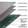 Grau 650 g/m² PVC 5 x 6m (30m²) Plane