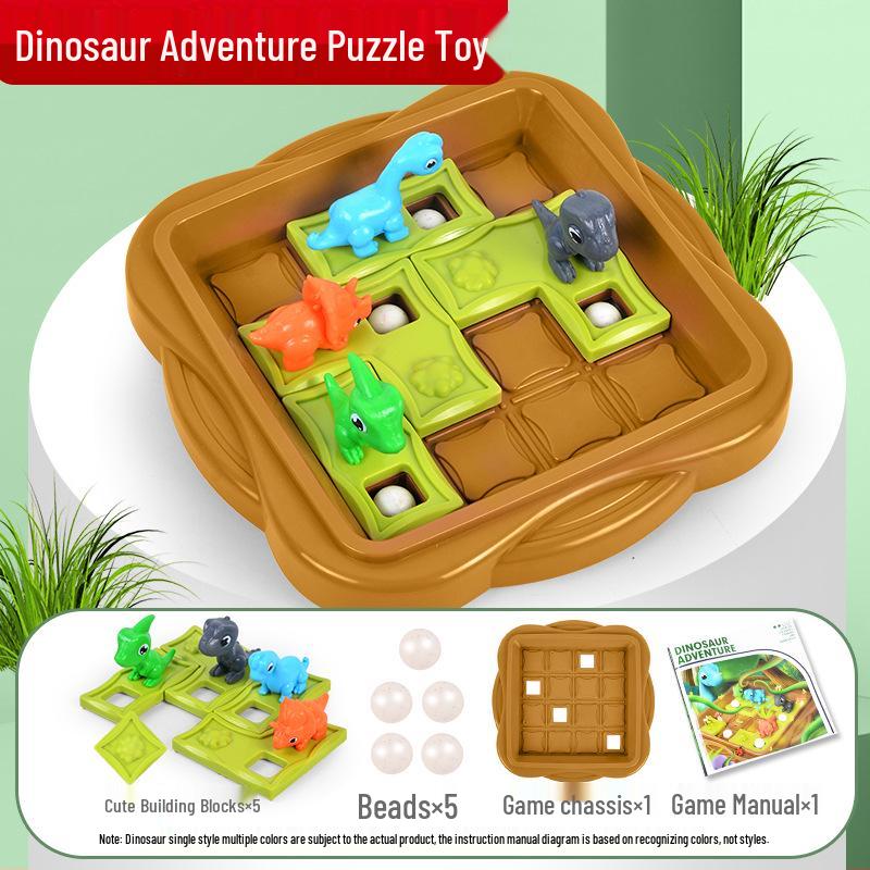 

Логическая игра-головоломка «Приключение динозавров» для детей - Взаимодействие родителей и детей