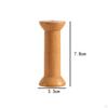 2 Pieces Empty Wooden Spools, 7.9 Cm.