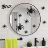 Halloween Gift for Friends 3D Bats Wall Decor Black Bat Stickers Waterproof Plastic Decals Scary DIY Room Decal Indoor Party Supplies Decorative