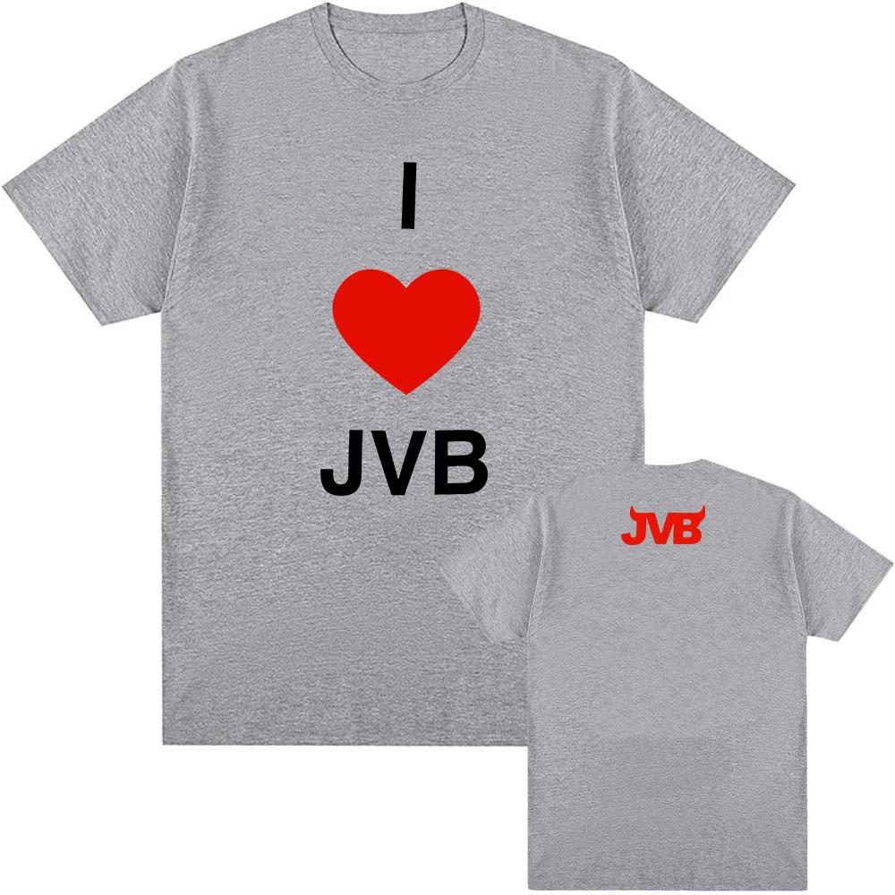 I Love JVB Tee JOEY VALENCE & BRAE Band Design Merch Short Sleeve Cotton Men/Women T-shirt Casual Loose O-neck Male T Shirt Tops
