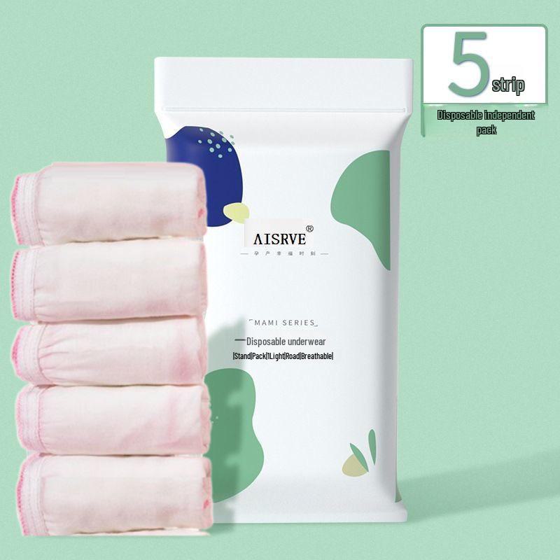 Damen Einweg-Baumwollunterwäsche: Umstandsmode & Wochenbett, Ideal für Reisen, Pflegeleicht, Für den täglichen Gebrauch.