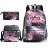 K-POP Demon Hunter Girl Group Children's Backpack, Pencil Case, and Shoulder Bag Set for Middle School Students