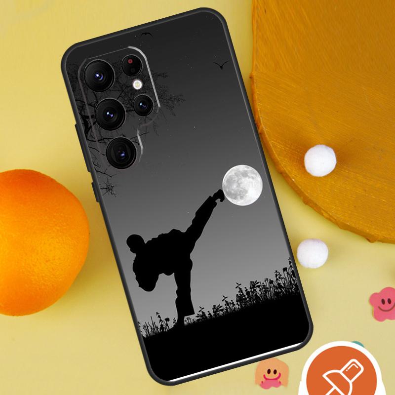 Kung Fu Taekwondo Karate Phone Case For Samsung Galaxy S25 Ultra S24 S22 S21 Ultra S9 S10 S20 Plus S23 FE Funda Cover