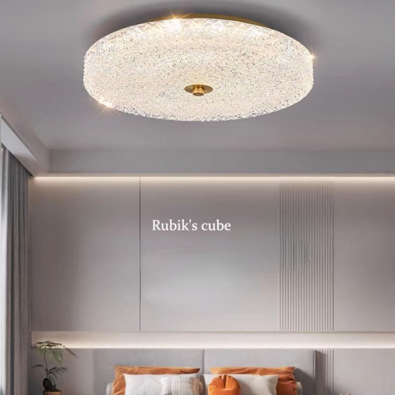 Øyebeskyttelse, Lys luksus LED-taklys, soveroms- og arbeidslys, moderne, enkel, romantisk og varm, sirkulær lysarmatur for hovedsoverom