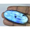 111Cts.Natural Labradorite Blue Flash Oval Cabochon Loose Gemstone 27X58X7MM B-321